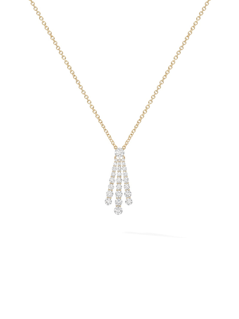 Sydney Pendant Small in 18k Yellow Gold with White Diamonds — Melissa Kaye