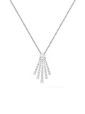 Sydney Pendant in 18k Blackened Gold with White Diamonds — Melissa Kaye
