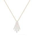 Sydney Pendant in 18k Pink Gold with White Diamonds — Melissa Kaye