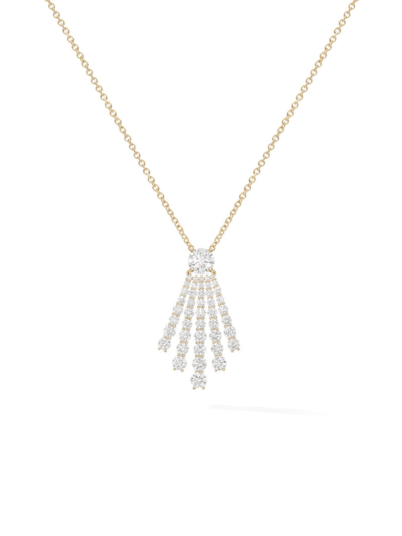 Sydney Pendant in 18k Yellow Gold with White Diamonds — Melissa Kaye