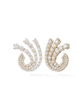 Sydney Earwrap in 18k Pink Gold with White Diamonds — Melissa Kaye